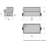 Challenger 250W Grey Water Macerator Transfer Pump for Tiny House Kitchen