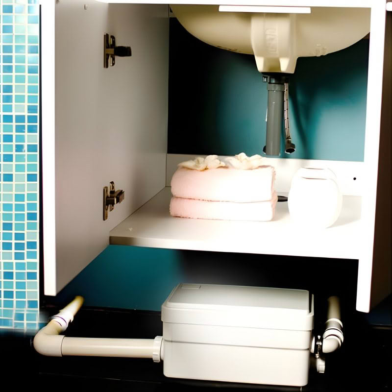 Challenger 250W Grey Water Macerator Transfer Pump for Tiny House Kitchen Display image