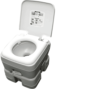 Challenger 15L Portable Camping Toilet with Level Indicator for NZ Caravans